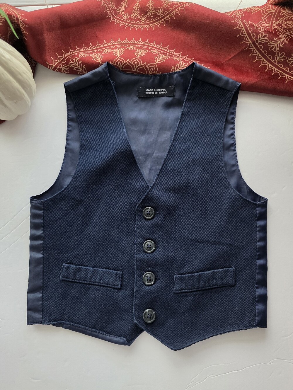 Toddler Navy Blue Vest 2T